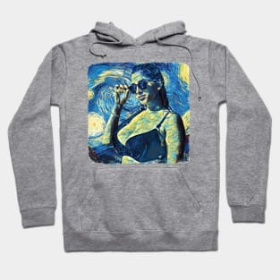 Sunshine Lady Van Gogh Style Hoodie